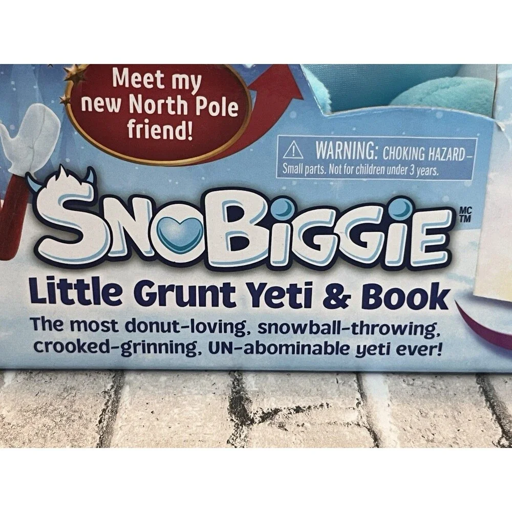 LumiStella Company Elf On The Shelf SnoBiggie Yeti & Book. BRAND NEW